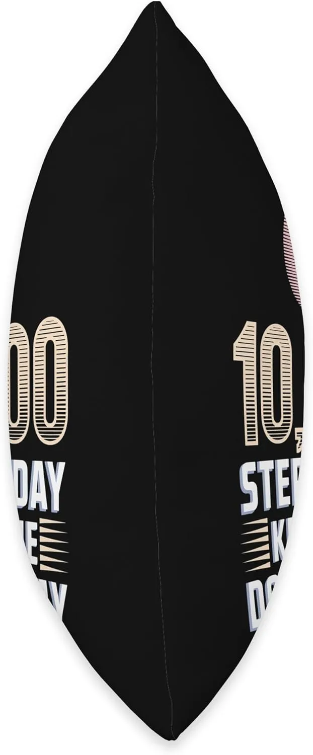 10,000 Steps A Day Keeps The Doctor Away Throw Pillow