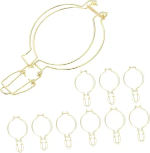 10Pcs Stainless Steel Sealing Buckles for Jars Wire Clamps for Airtight Seal Lightweight and Portable Jar Fasteners for Home Restaurant Use