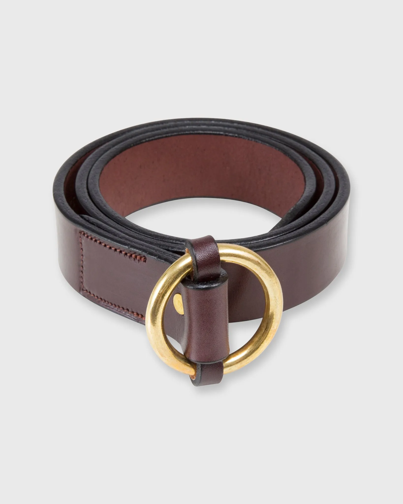 1.25" O-Ring Belt in Havana Bridle