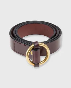 1.25" O-Ring Belt in Havana Bridle