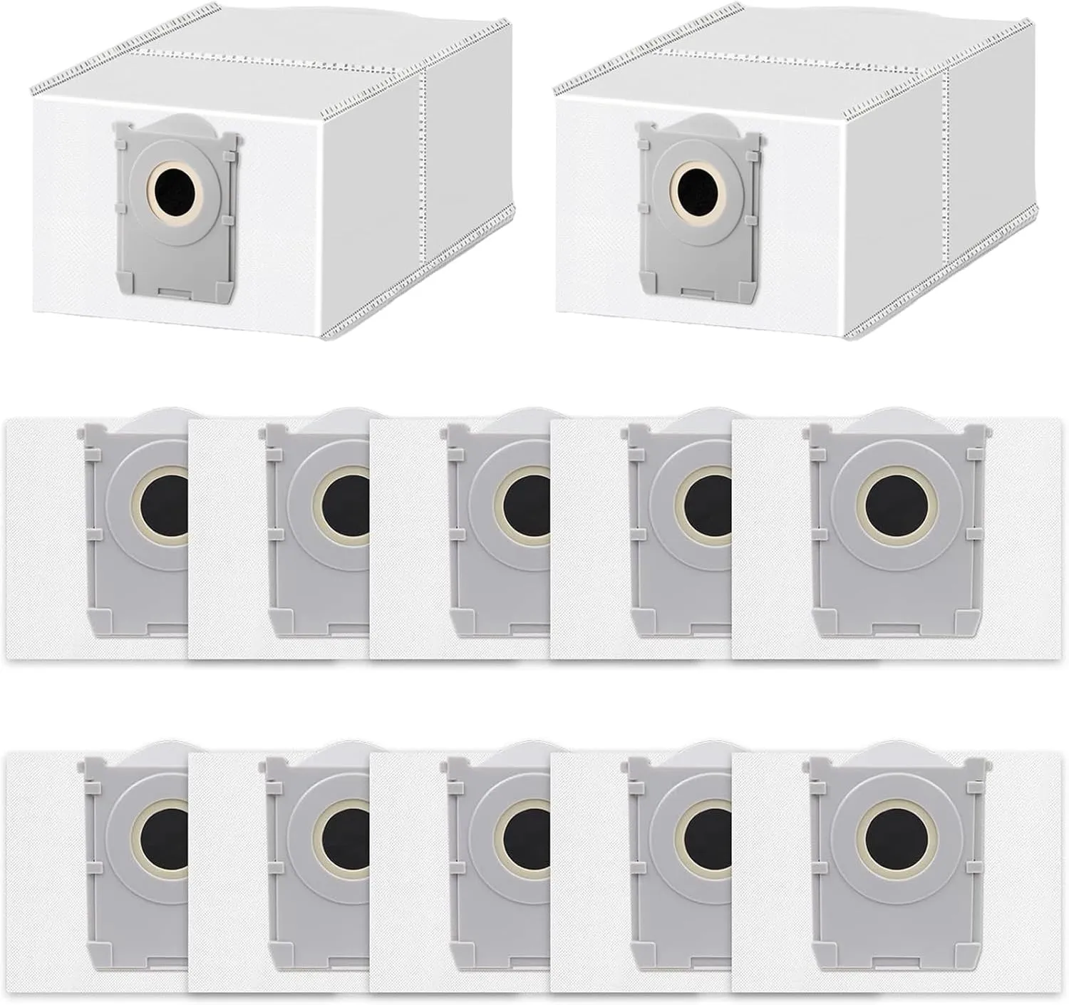 12Pack Dust Bag Spare Parts for Ecovacs Deebot X9 Pro Omni/ X9 pro/ T80 Pro Omni /T80 Omni/ X8/ X8 Pro Omni/ T50 /T50 Pro /T50 Max Pro Omni