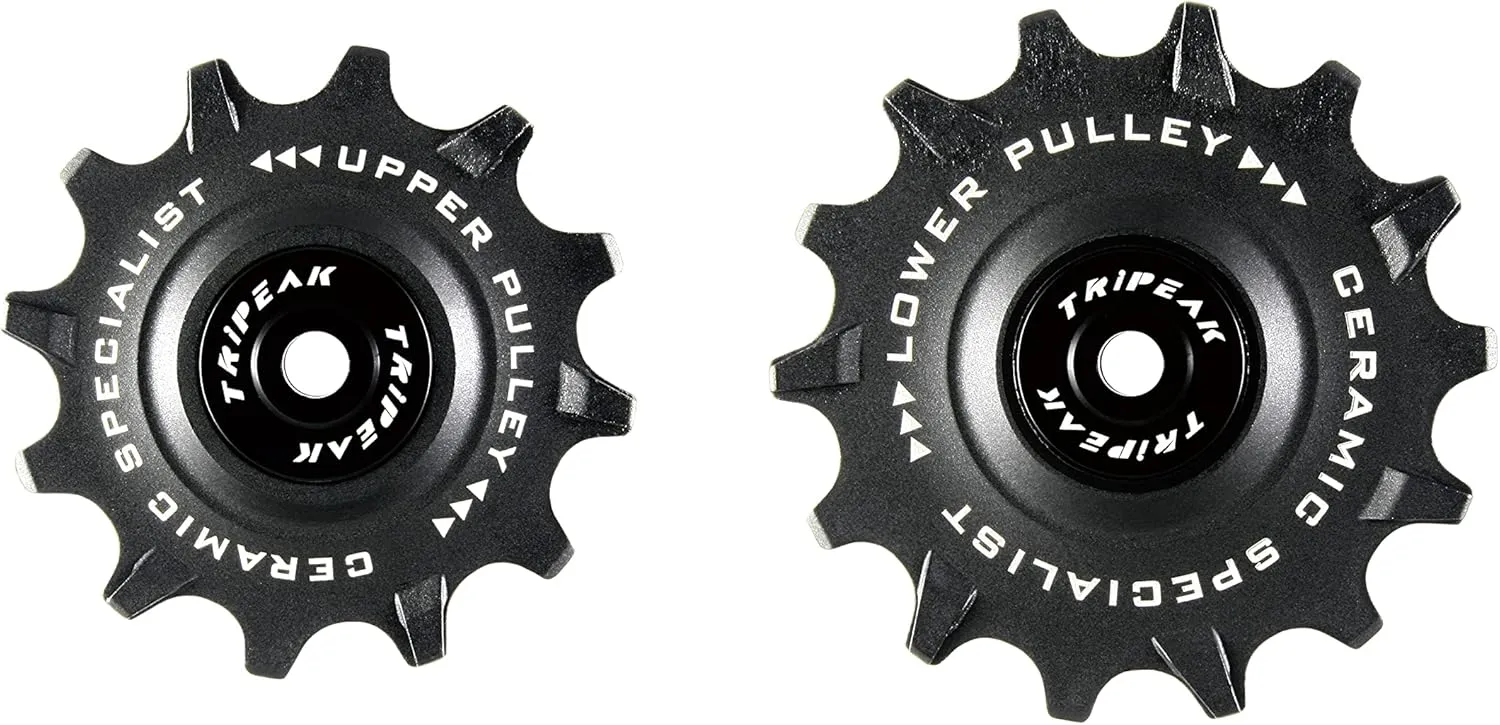 12T 14T Shimano Oversized Ceramic/Steel Bearing Jockey Wheel Pulley Set for 11Speed Shimano Dura Ace/Ultegra 91xx/R80xx/R70xx Road Cyclocross Gravel Rear Derailleur