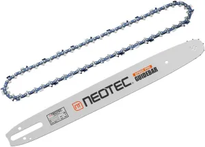 18 inch Replacement Guide Bar 39272 and Chainsaw Chain Combo- 3/8" LP Pitch, .050" Gauge, 62 Drive Links Fits for Poulan Kobalt Echo Ego Greenworks （1 Chain  1 Bar)