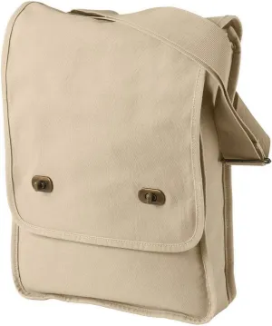 1902 Pigment-Dyed Canvas Field Bag Putty One Size