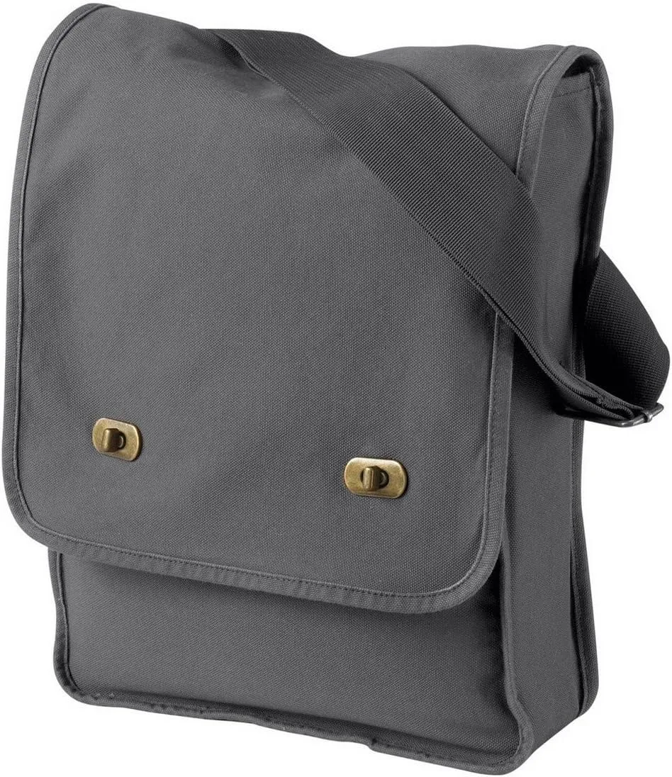 1902 Pigment-Dyed Canvas Field Bag Smoke One Size