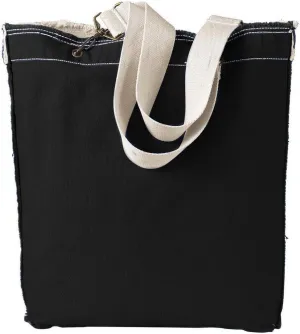 1906-14 oz. Direct-Dyed Raw-Edge Tote
