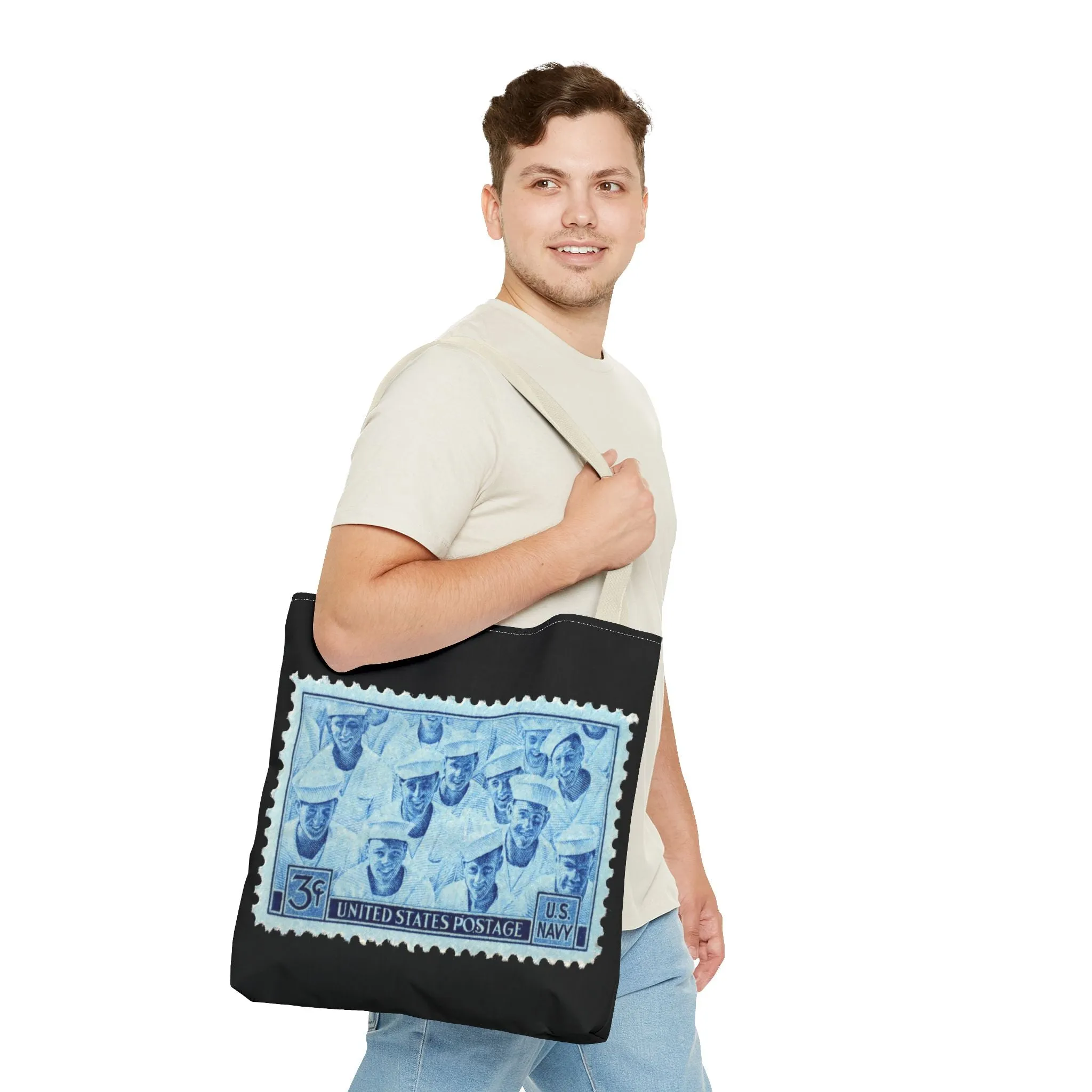 1945 NAVY STAMP Tote Bag