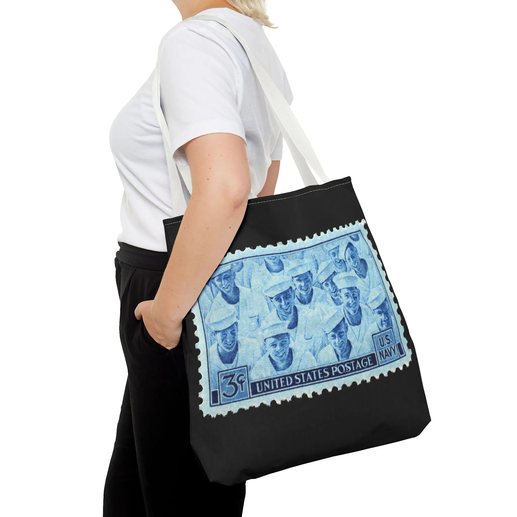 1945 NAVY STAMP Tote Bag
