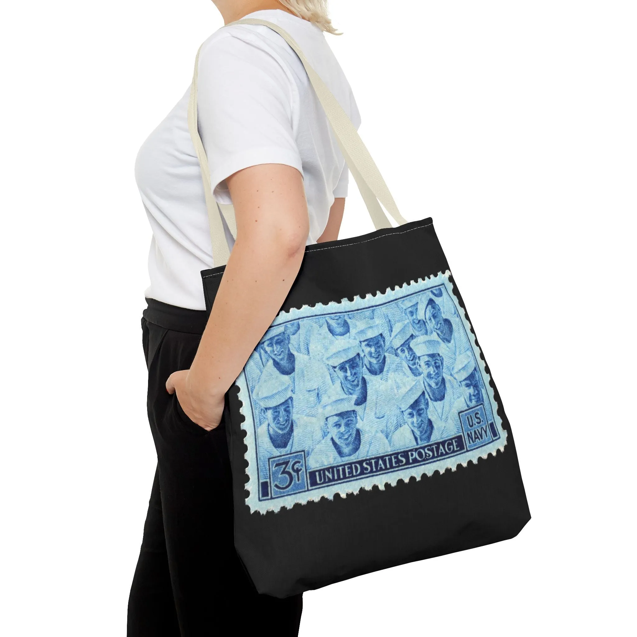 1945 NAVY STAMP Tote Bag