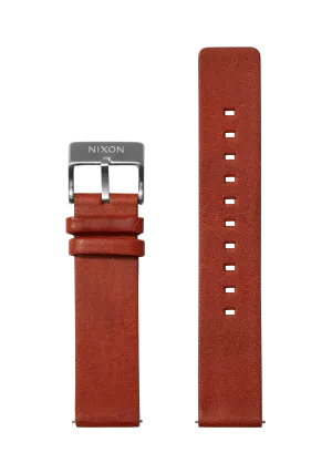 20mm Veg Tanned Leather Band - Cognac