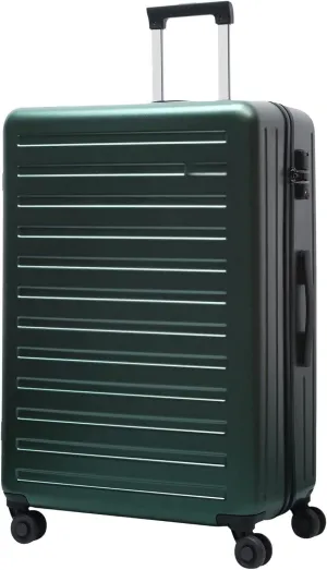 28 Inch Checked Luggage, Lightweight ABS PC Hardshell Suitcase with TSA Lock & Spinner Silent Wheels, Large Size with 101L Capacity, Convenient for Trips