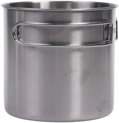 2PCS Stainless Steel with Measurement Scale,980ml and 700ml, Packbacking for Outdoor and Hiking
