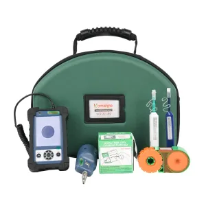 400X Magnification Optic Fiber Inspection Probe Komshine KIC-05D Optical Video Inspection Kit   Cleaner Cleaning Pen SC FC ST 2.5mm/LC 1.25mm   Fiber Cleaning Wipes 600  Cleanings