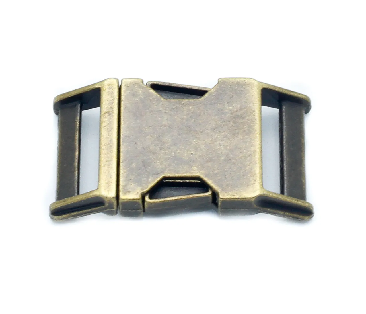 5/8 Inch Antique Brass Metal Buckle