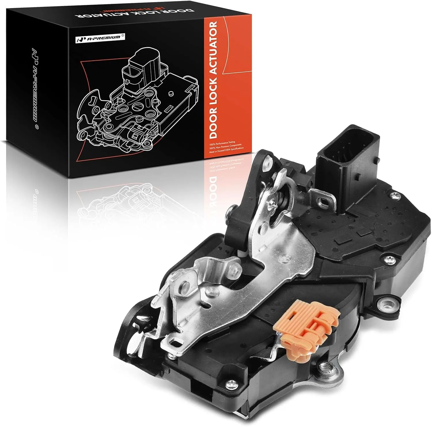 A-Premium Door Latch Lock Actuator Compatible with Pontiac Vehicles - Grand Prix 2004 2005 2006 2007 2008, Sedan - Front Left Driver Side, Replace# 15255001, 15813543
