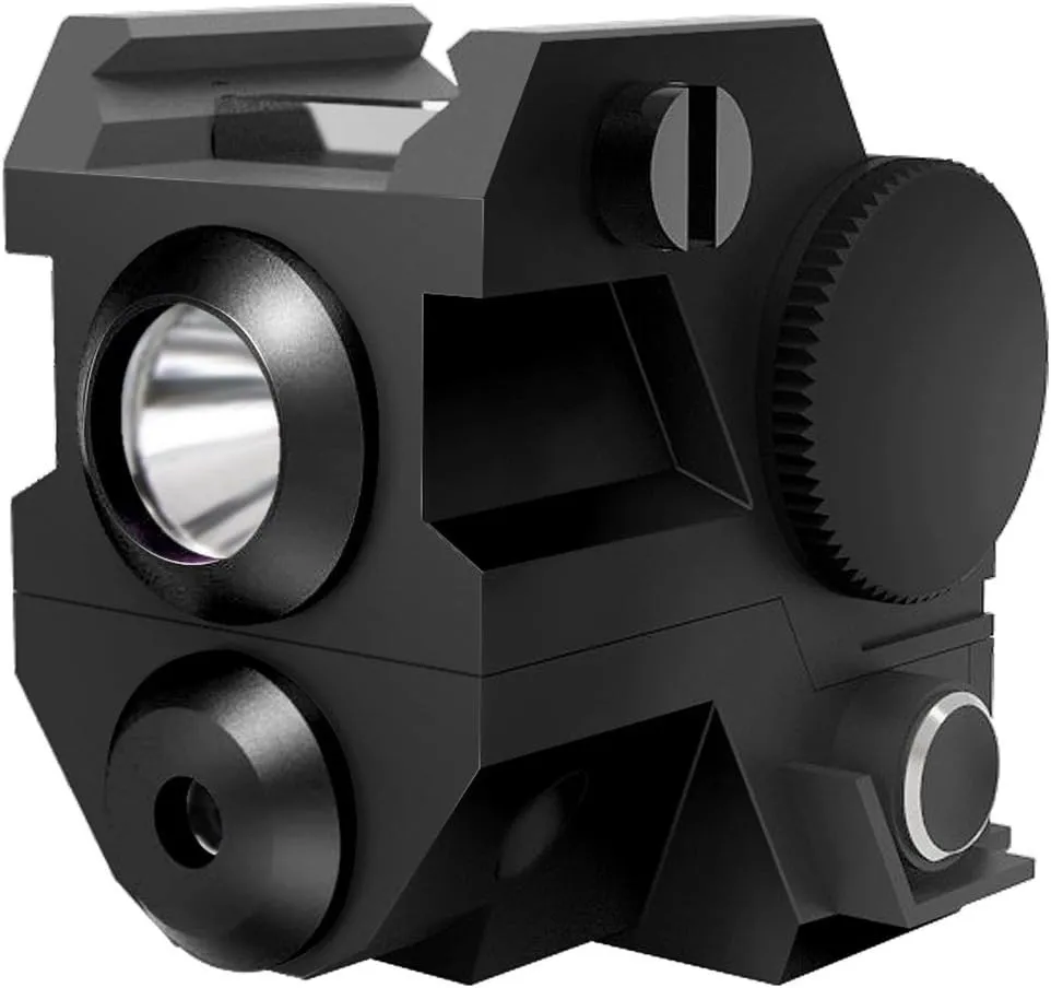 Ade Advanced Optics Reventon Series Strobe Class IIIA Green Laser Flashlight Sight for Pistol Handgun