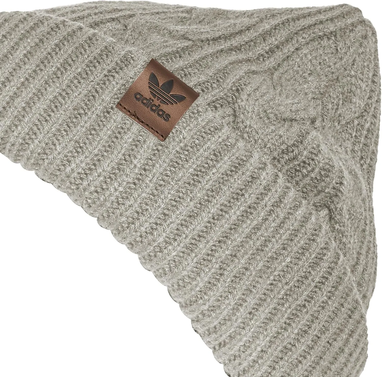 adidas Unisex-Adult Cable Knit Cuff Fold Beanie