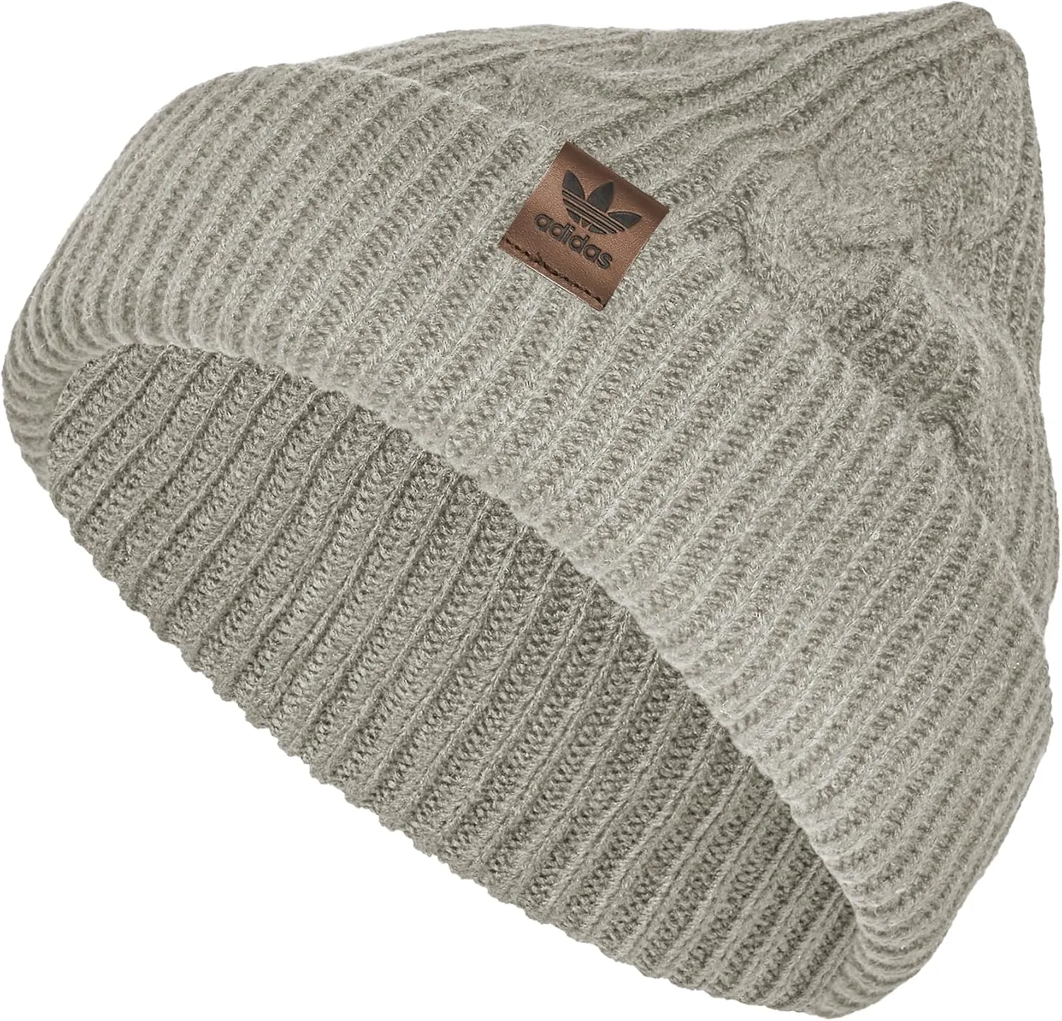 adidas Unisex-Adult Cable Knit Cuff Fold Beanie