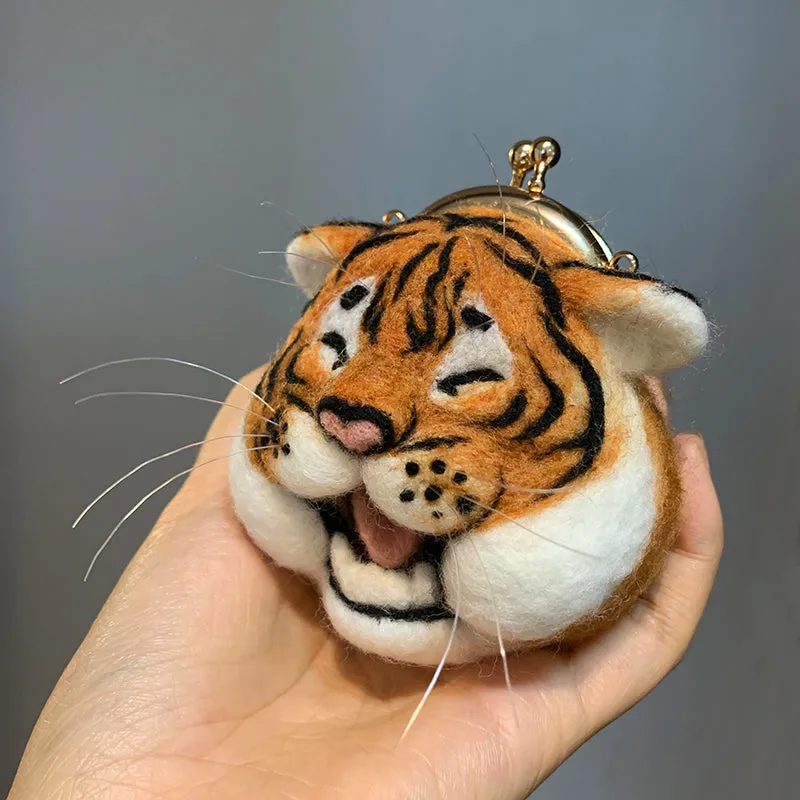 Adorable Tiger Mini Kiss-Lock Coin Purse