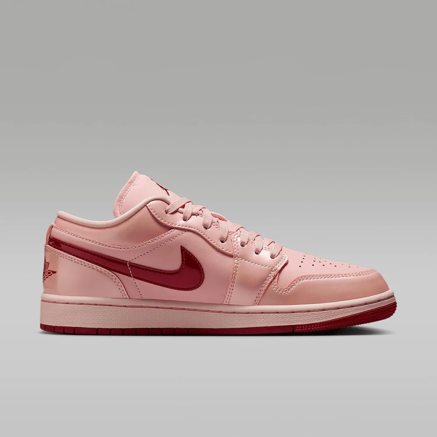 Air Jordan 1 Low SE Women's Shoes (HF3174-600, Washed Coral/Washed Coral/Gym Red)