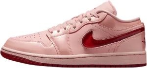 Air Jordan 1 Low SE Women's Shoes (HF3174-600, Washed Coral/Washed Coral/Gym Red)