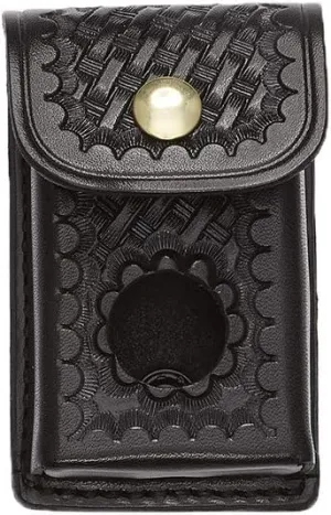 Aker Leather Products Body Alarm Case 584 Body Alarm Case, Basketweave, Black