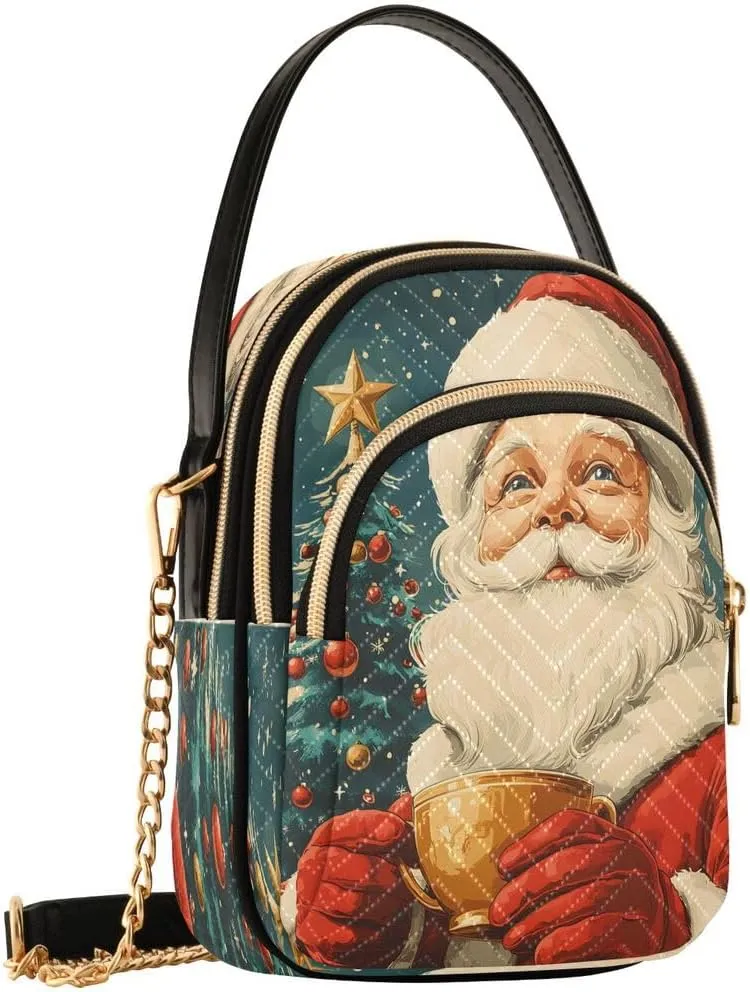 ALAZA Crossbody Bag Small Shoulder Handbags Leather Purse for Women