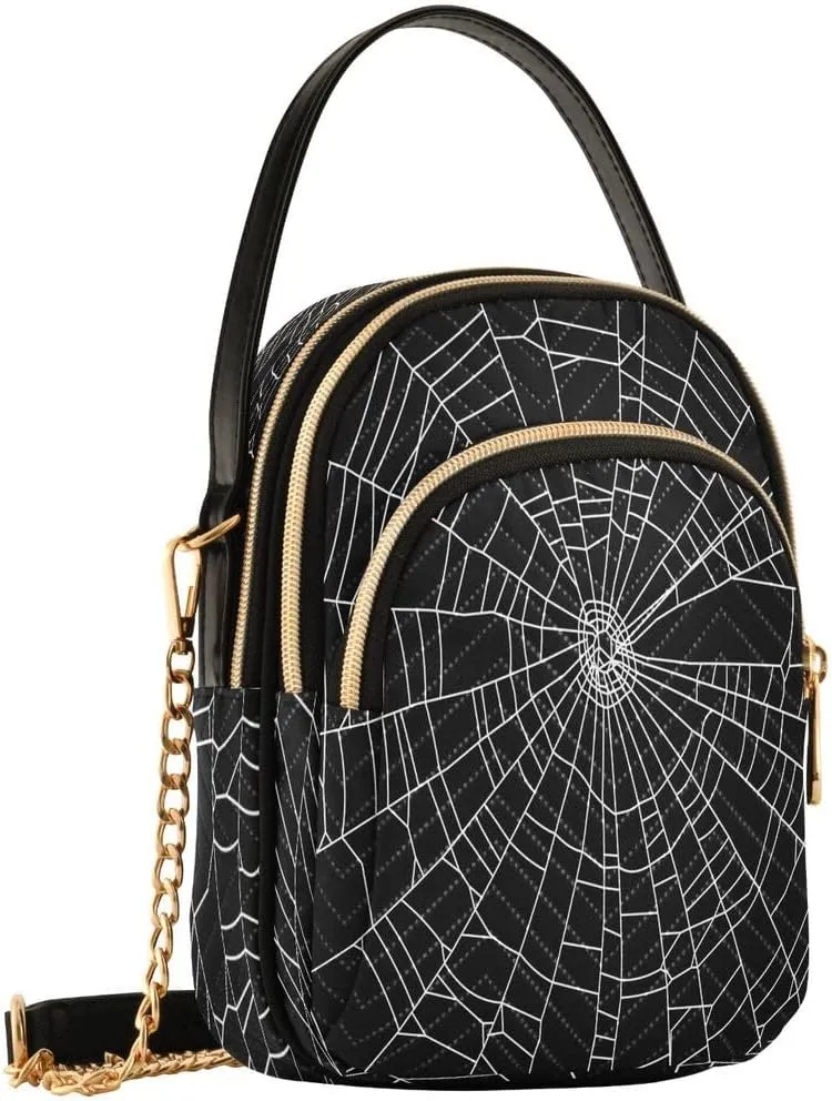 ALAZA Crossbody Bag Small Shoulder Handbags Leather Purse for Women