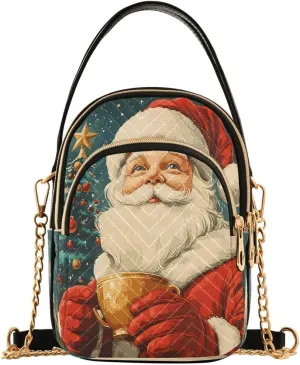 ALAZA Crossbody Bag Small Shoulder Handbags Leather Purse for Women