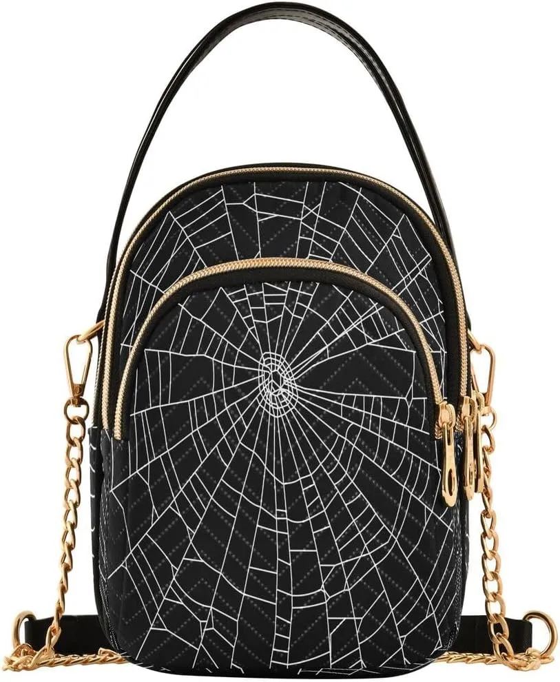 ALAZA Crossbody Bag Small Shoulder Handbags Leather Purse for Women