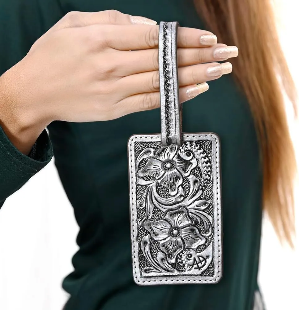 American Darling Beautifully Hand Tooled Genuine Leather Women Bag Western Handbag Purse