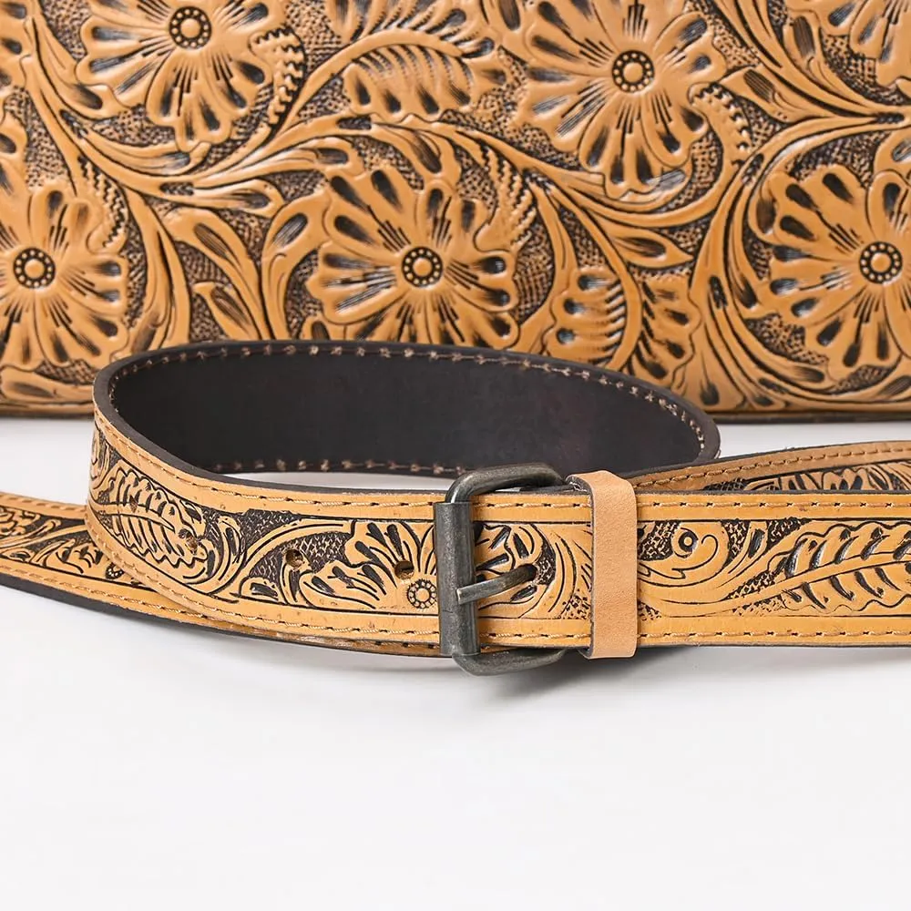 American Darling Clutch Hand Tooled Genuine Leather Women Bag Western Handbag Purse