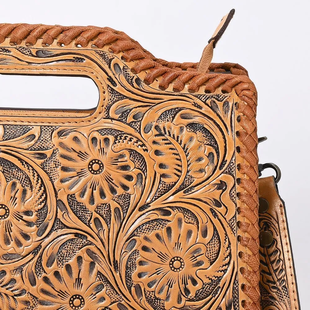 American Darling Clutch Hand Tooled Genuine Leather Women Bag Western Handbag Purse