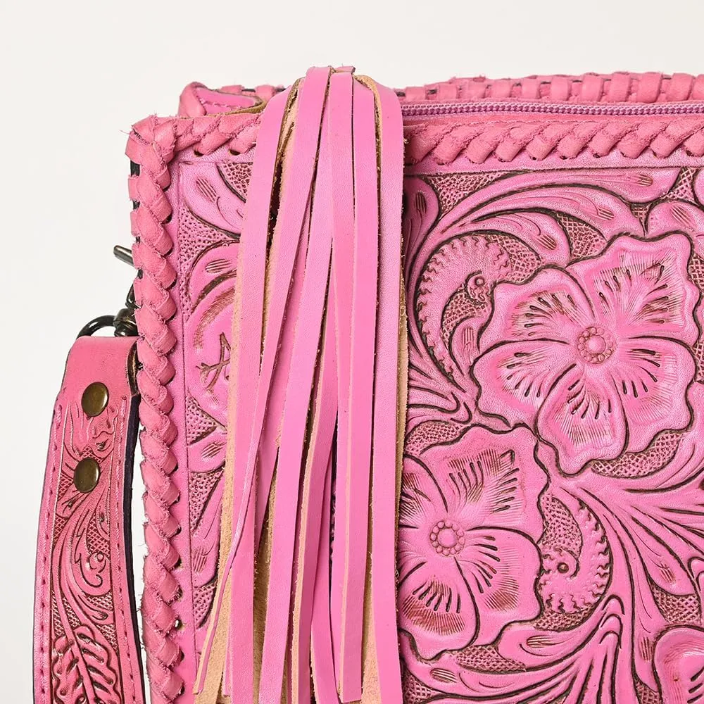 American Darling Hand Tooled Genuine Leather Women Bag Western Handbag Purse