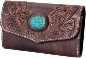 American Darling Hand Tooled Genuine Leather Women Bag Western Handbag Purse