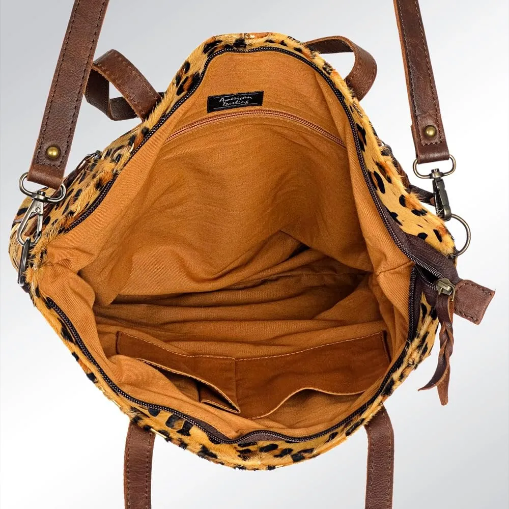 American Darling Tote Hair-On Genuine Leather Women Bag Western Handbag Purse