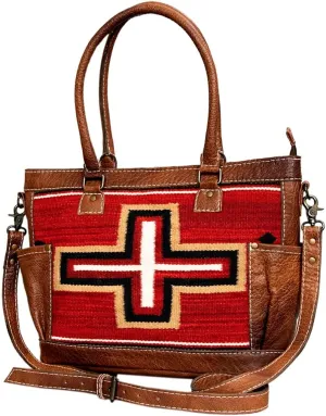 American Darling Tote Saddle Blanket Genuine Leather Women Bag Western Handbag Purse