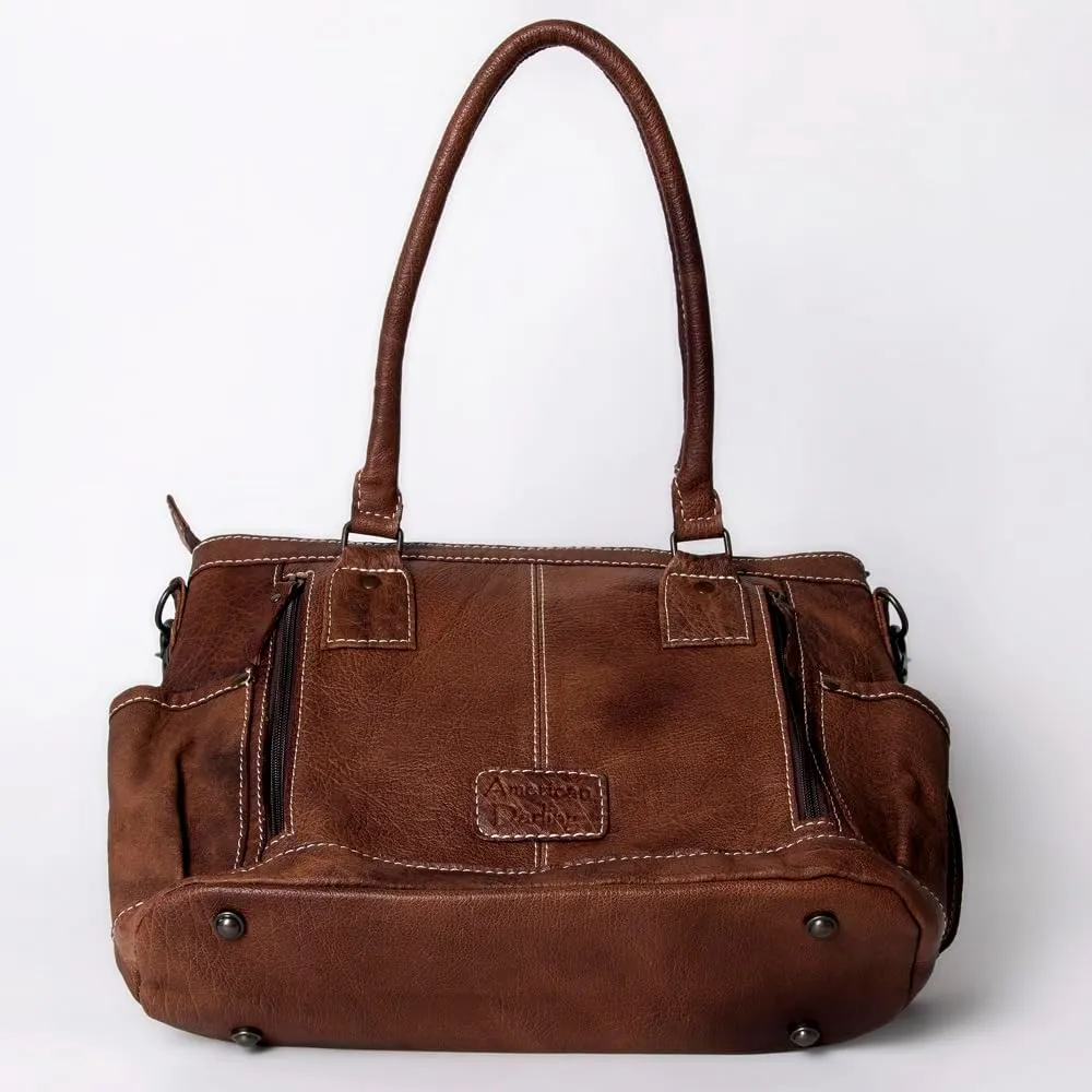American Darling Tote Saddle Blanket Genuine Leather Women Bag Western Handbag Purse