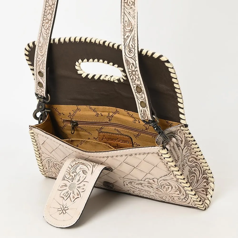 American Darling Wallet Hand Tooled Genuine Leather Women Bag Western Handbag Purse