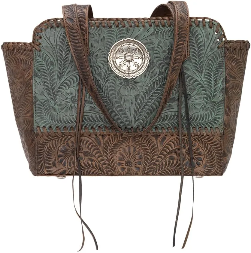 American West Annie's Secret Zip-Top Tote | Ambidextrous Conceal Carry Pocket for Women