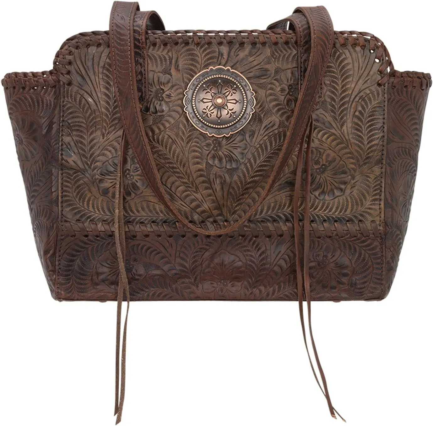 American West Annie's Secret Zip-Top Tote | Ambidextrous Conceal Carry Pocket for Women