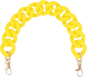 Amosfun Plastic Chain Strap Replacement Bag Chain Handbag Handles Flat Chain Handbag Strap Replacement for DIY Purse Cross Body Bag Handbag Shopping Tote Purse Chain