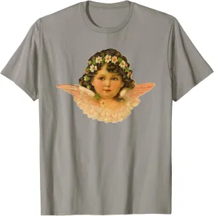 Angelic vintage cherub heavenly baby angel T-Shirt