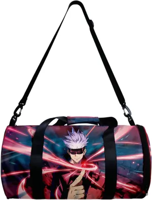 Anime Jujutsu Kaisen Gym Bag Manga Cosplay Sport Duffel Bag With Shoe Compartment(Finger Light) One size