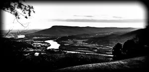 Antique Lookout BW Holga Poster Print - Rachel Lee (19 x 9)