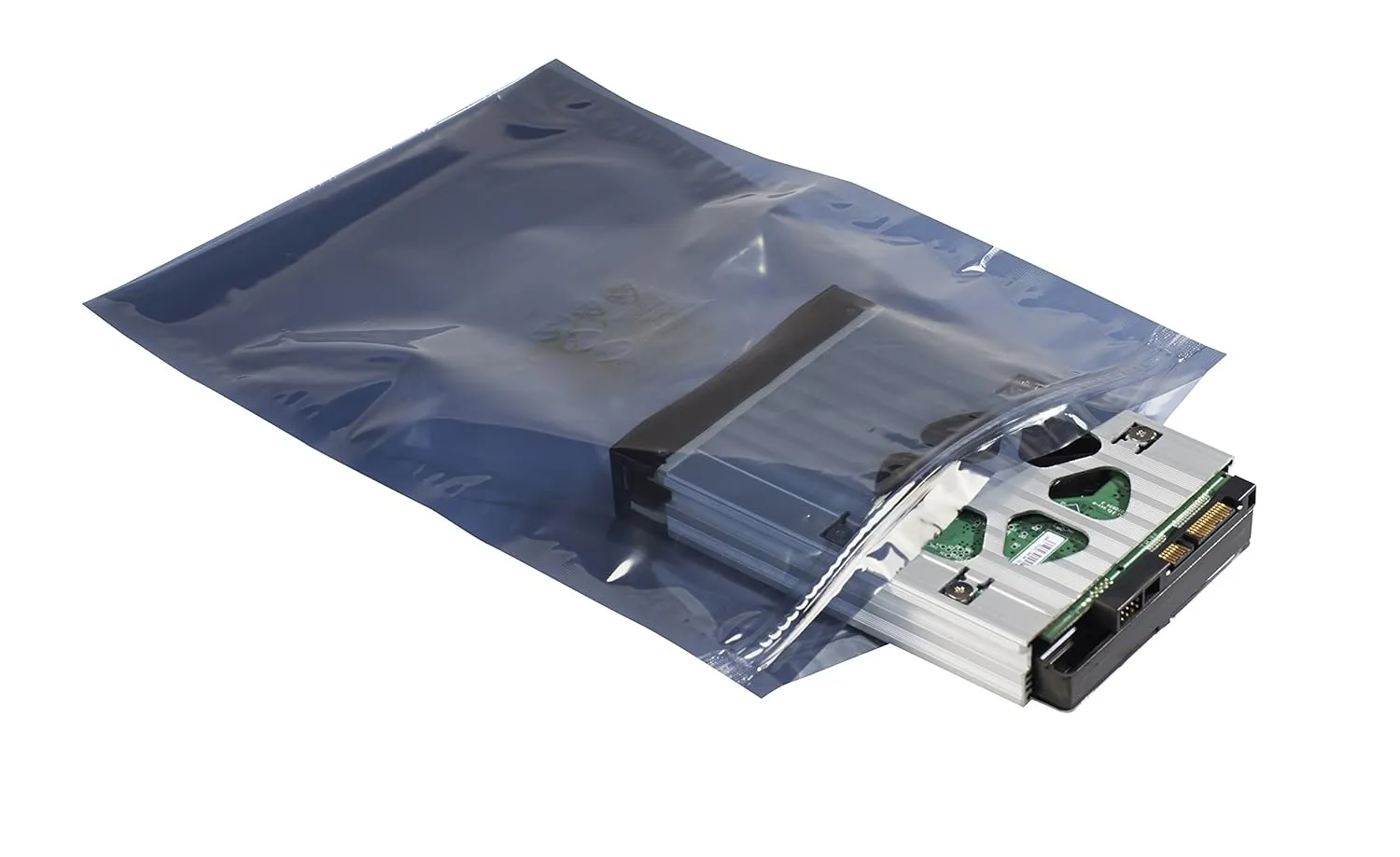 Antistatic Shielding ESD Bag, Premium Static Shield Bag, Anti Static, Reusable, IC3700-628-ZB-6X8IN, Zip Lock, 10^11, 3 mil, 6" x 8" (Pack of 100)
