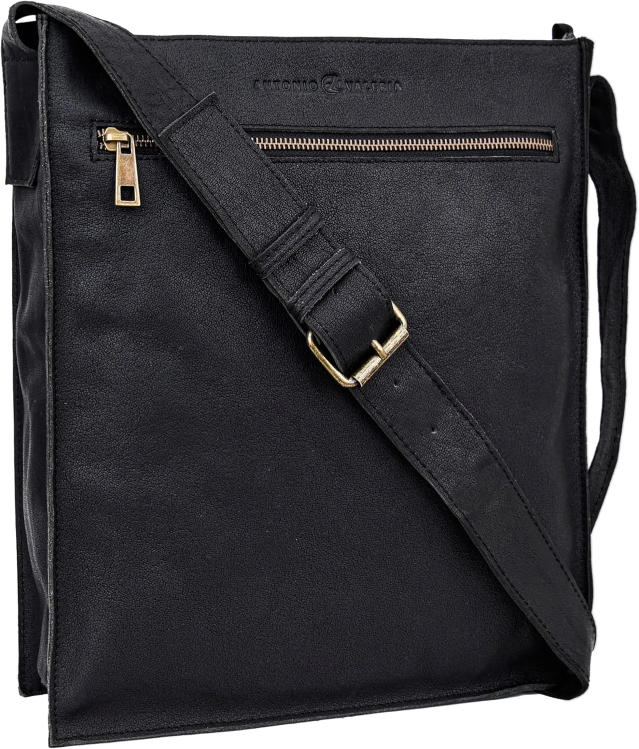 ANTONIO VALERIA Austin Premium Leather Messenger Bag for Men