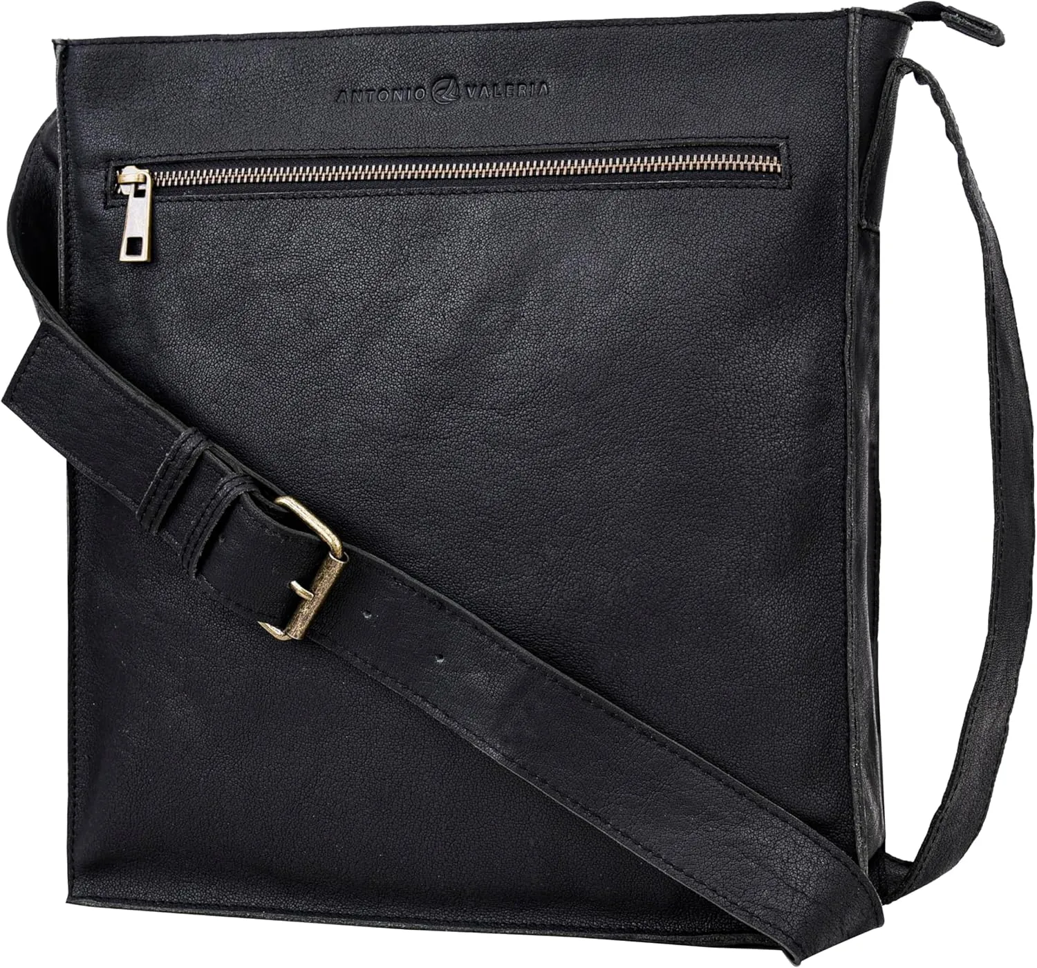 ANTONIO VALERIA Austin Premium Leather Messenger Bag for Men
