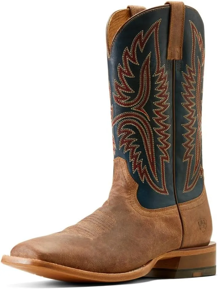 ARIAT Men`s Tanglewood Bone 11In Honorable Blue Top Cowboy Boot