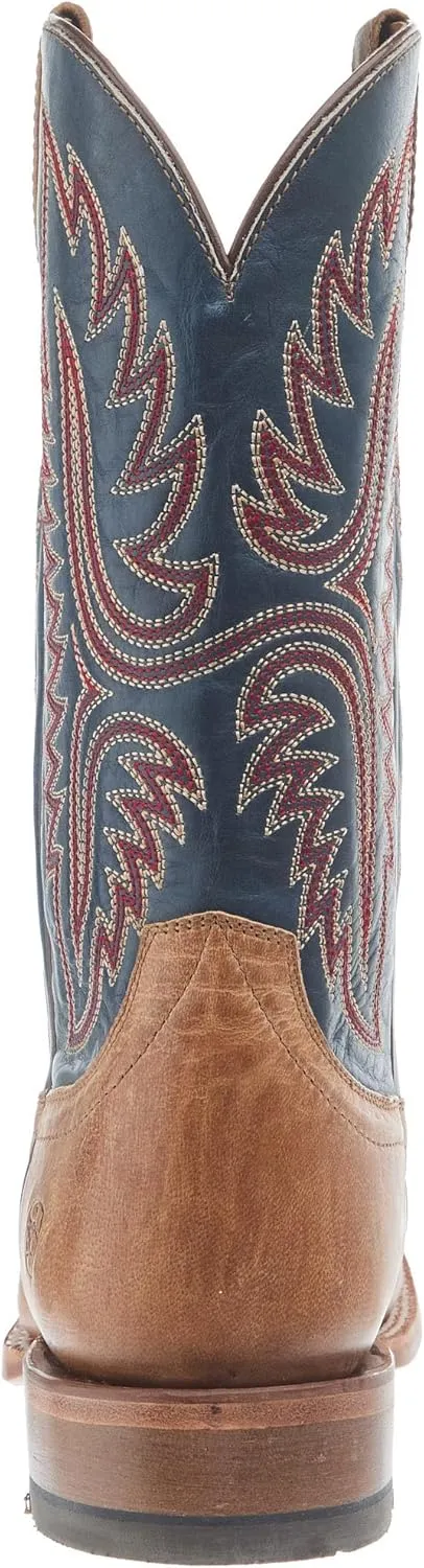ARIAT Men`s Tanglewood Bone 11In Honorable Blue Top Cowboy Boot
